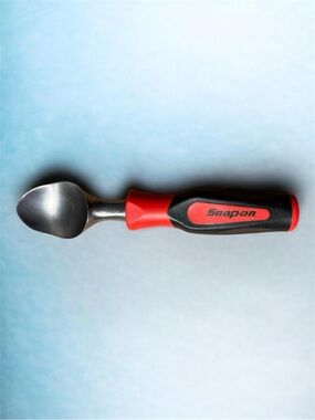 Snap-on Tools Ice Cream Scoop - Red/Black Handle - Heavy Duty Kitchen